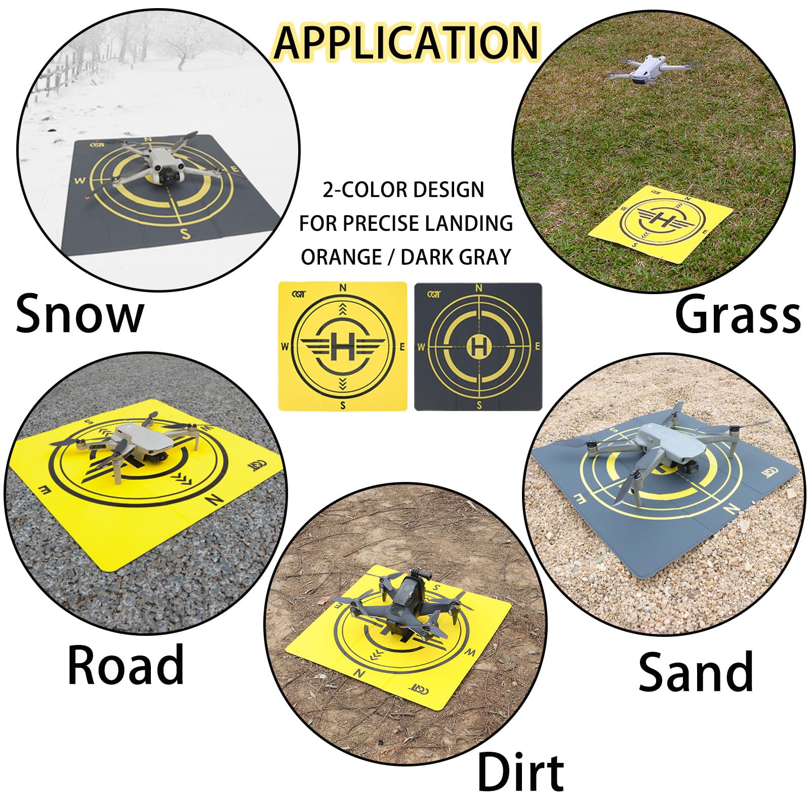 CQT Drone Landing Pad portable storage bag for easy transport