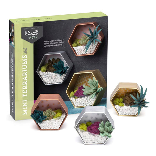 Craft Crush faux moss topping adds lush texture and color