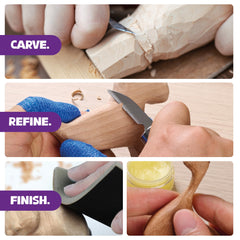 Craft Culture spoon blank ready for shaping, polishing, and finishing.