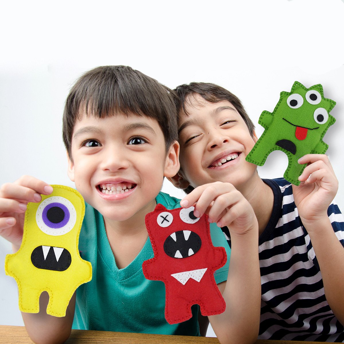 CRAFT KIT Little Monsters instruction guide aiding easy, step-by-step projects.