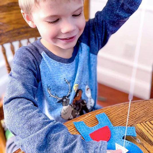 CRAFT KIT Little Monsters monster felt shapes for imaginative sewing fun.