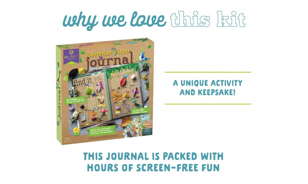 Craft-Tastic outdoors materials collection shows real leaves and twigs for journaling.