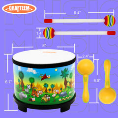 CRAFTEEM color maracas add visual fun and rhythmic variety.