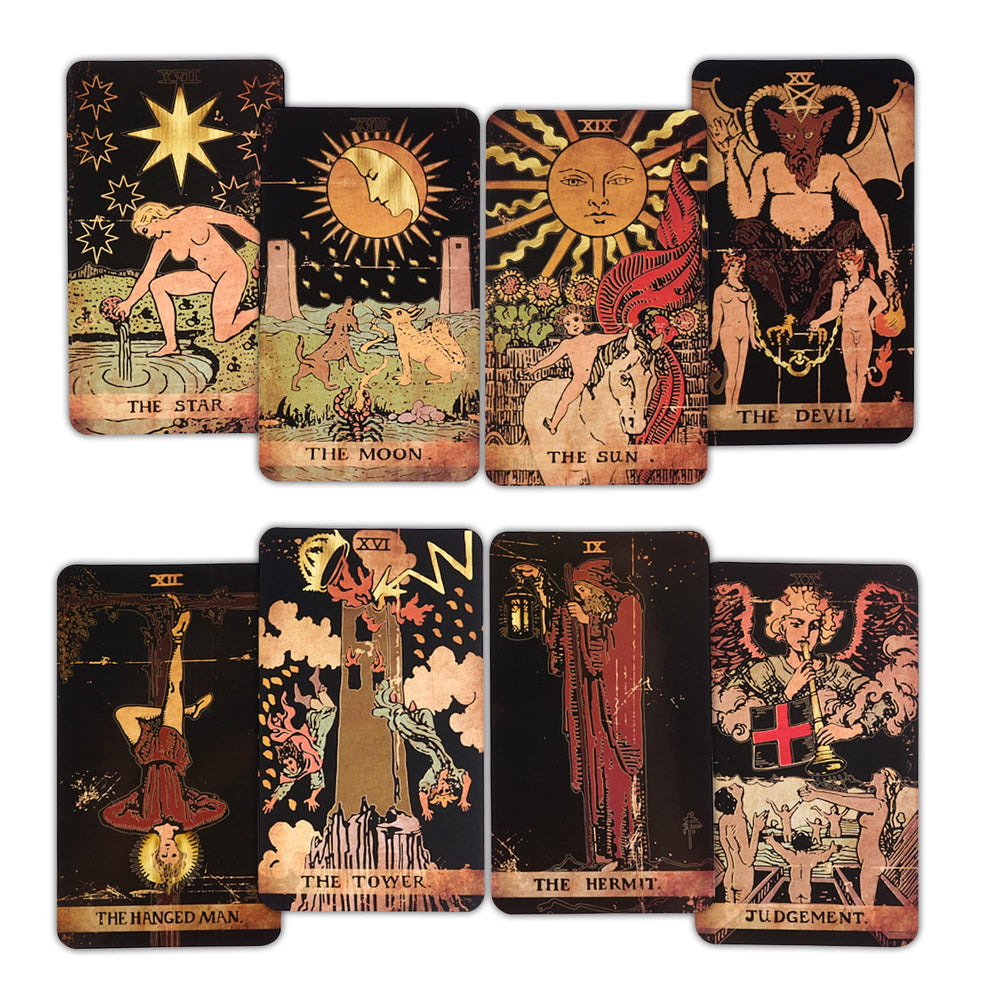 CRAFTERIAN 78-card Tarot deck for insightful daily readings.