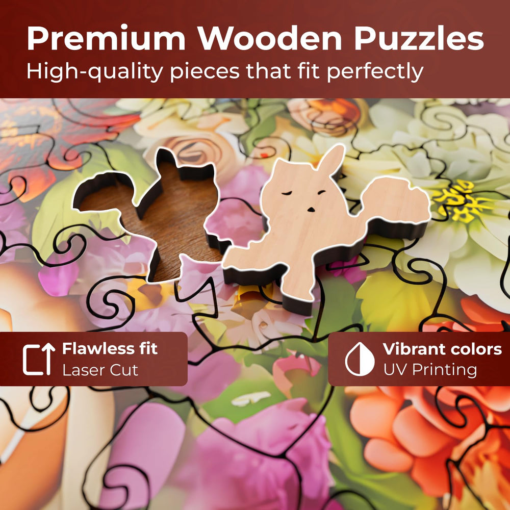 CRAFTHUB Laser-cut wooden pieces ensure precise fits