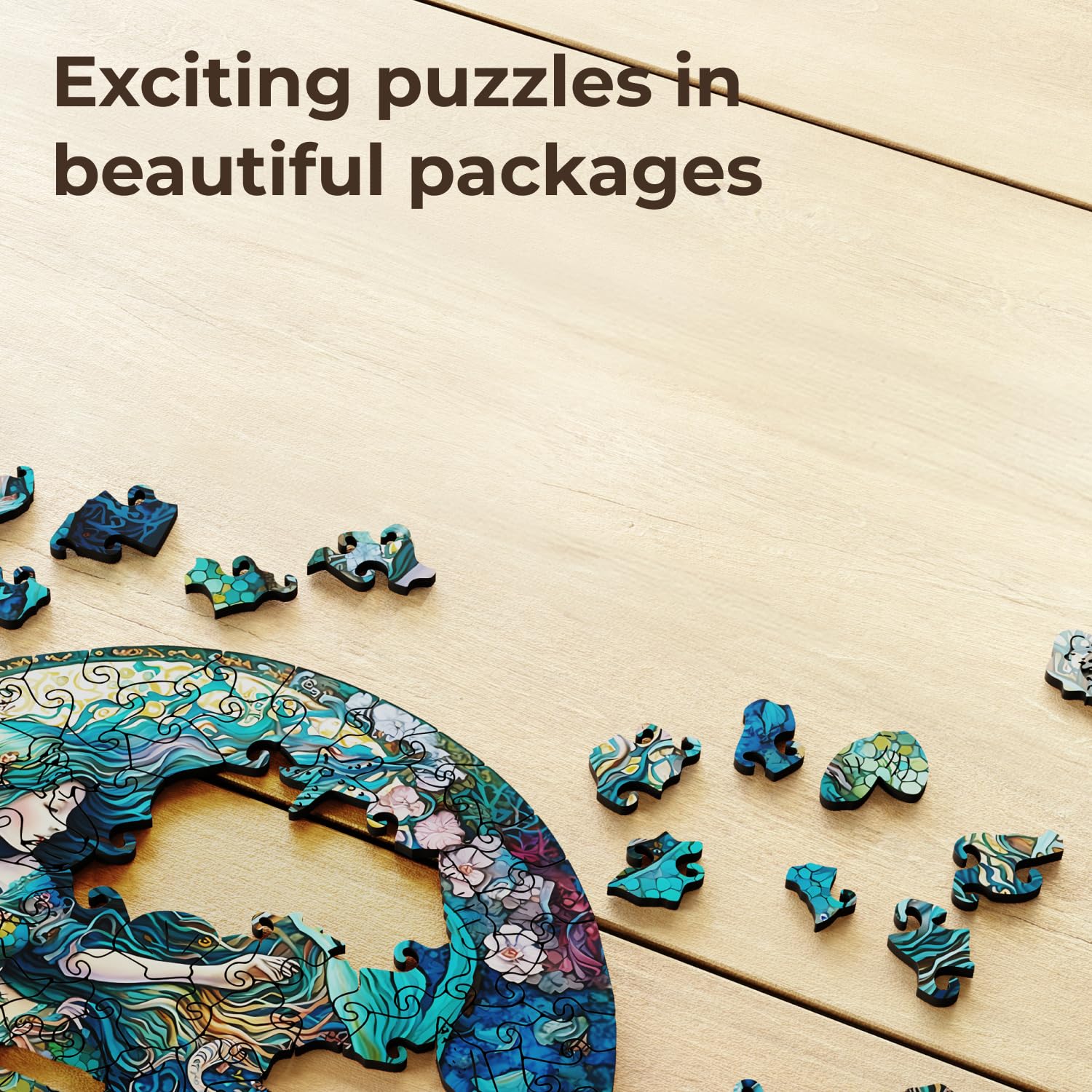 Crafthub puzzle colors glow under soft light for calm evenings.