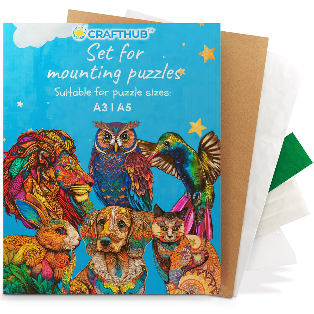 CRAFT HUB Puzzle Saver display kit turns finished puzzles into stylish wall art