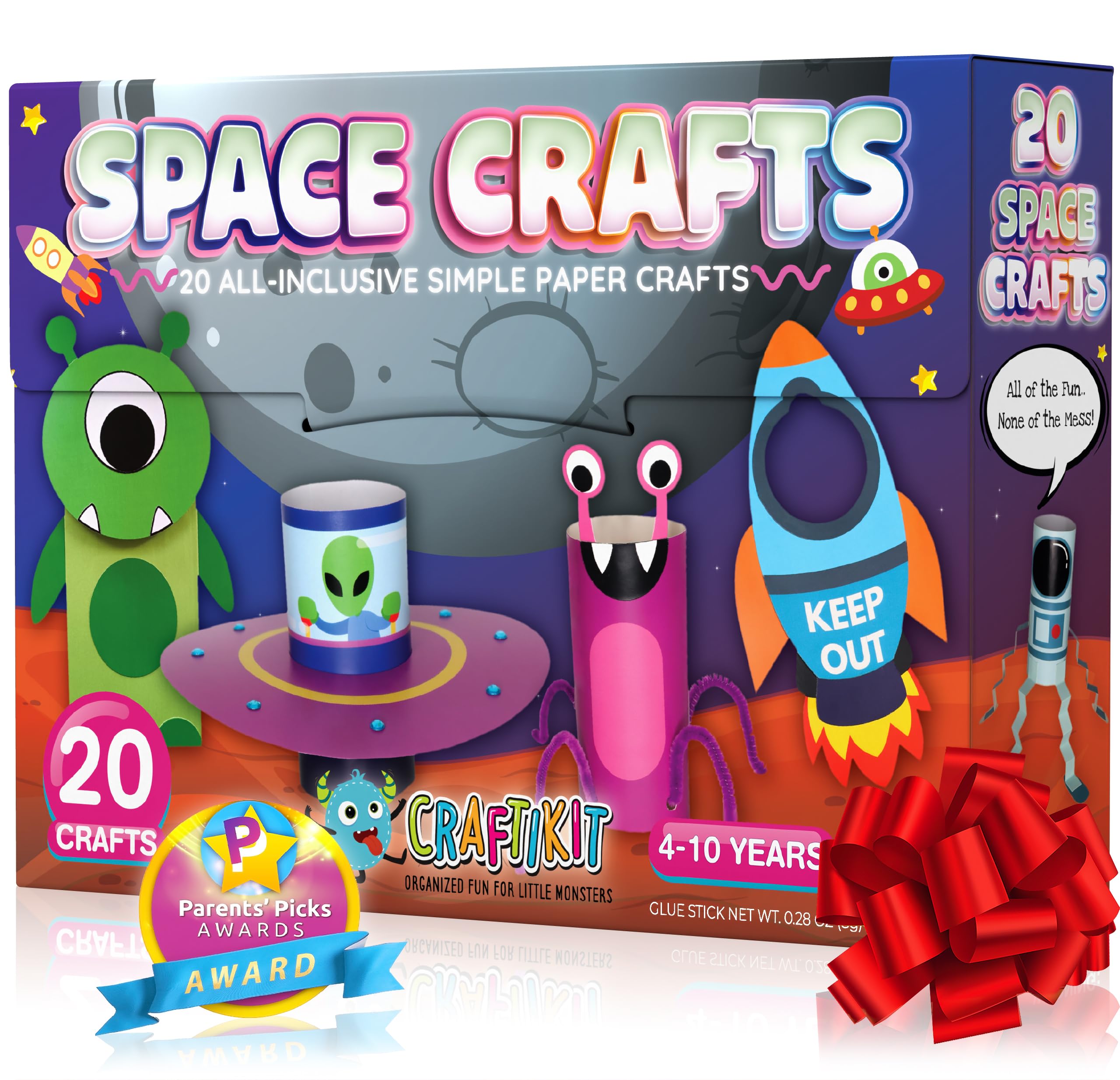 Craftikit 20-space-projects-pack offers engaging galaxy crafts for curious kids.