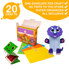 Craftikit color-coded envelopes simplify setup for quick classroom or home crafts.