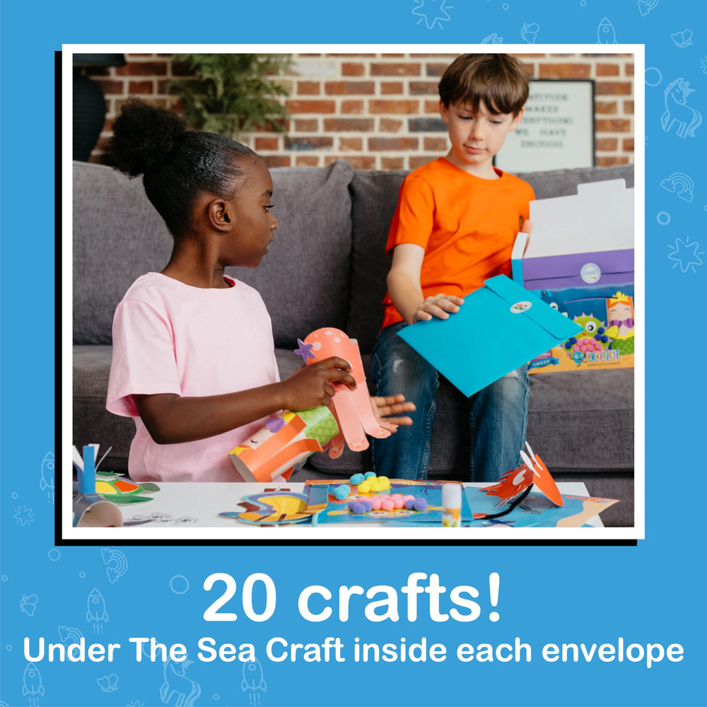 Craftikit gift-ready packaging makes crafting easy to gift and start right away.