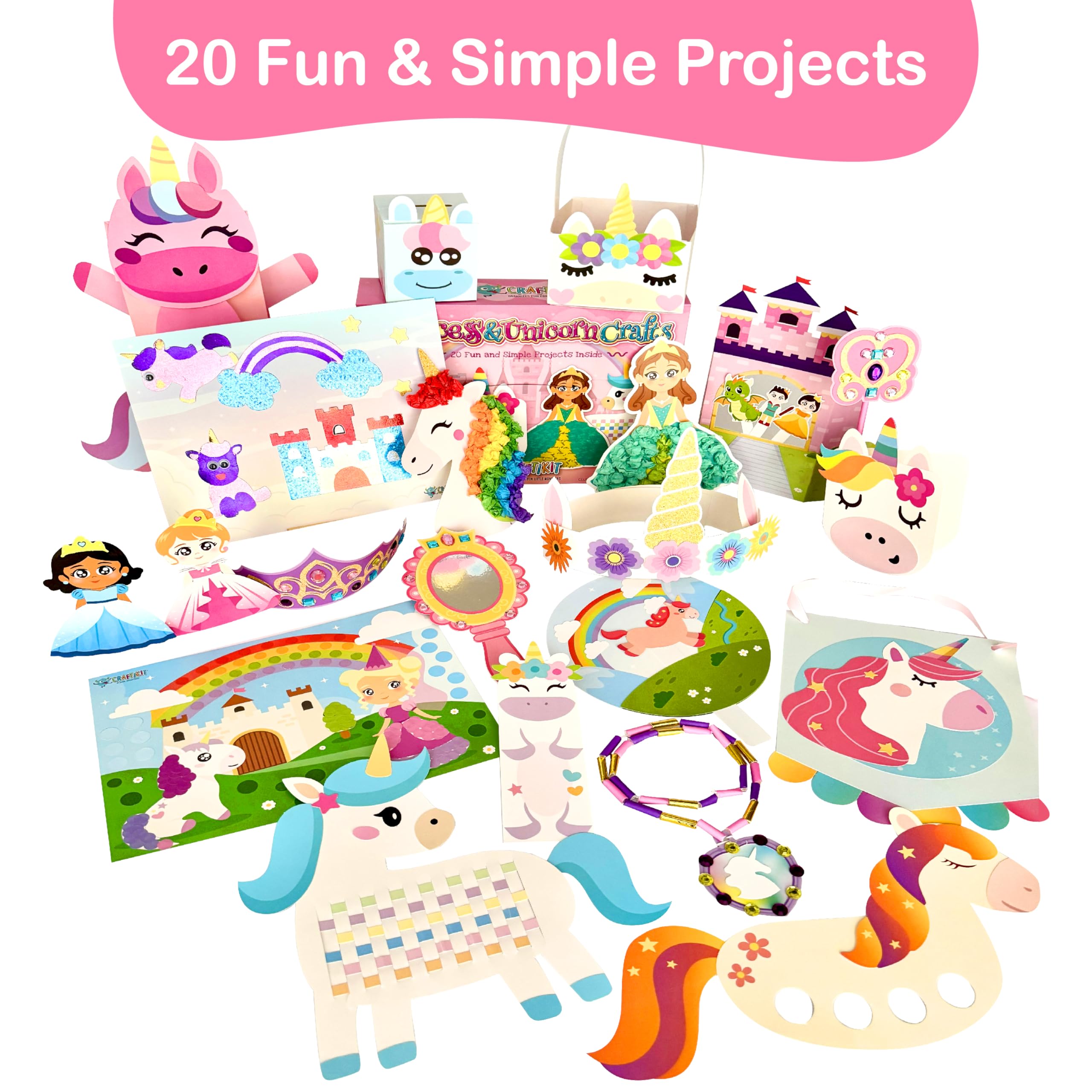 Craftikit independent crafting fosters self-guided creativity in kids ages 5+