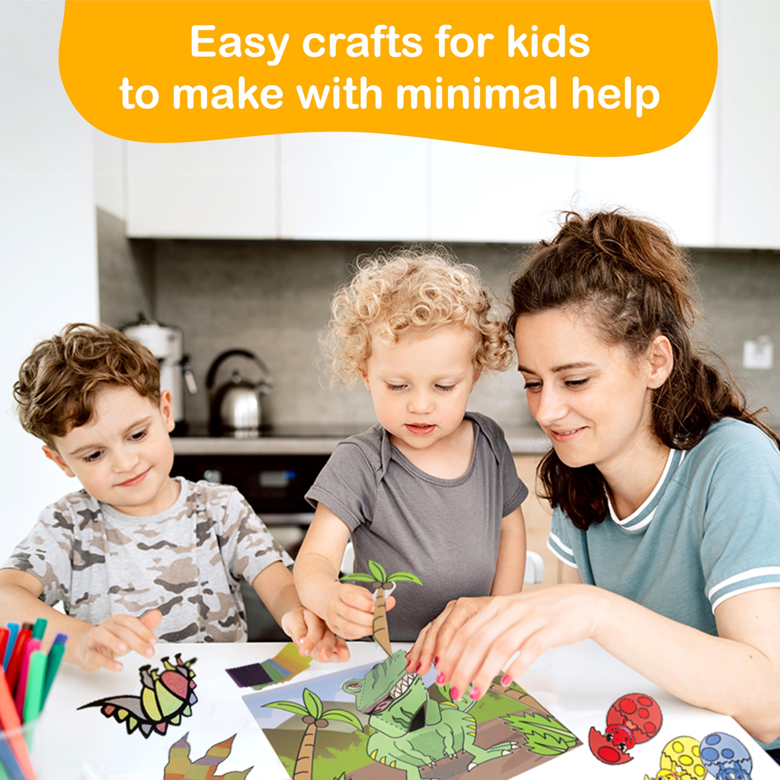 Craftikit Montessori-friendly activities support independent learning for kids.