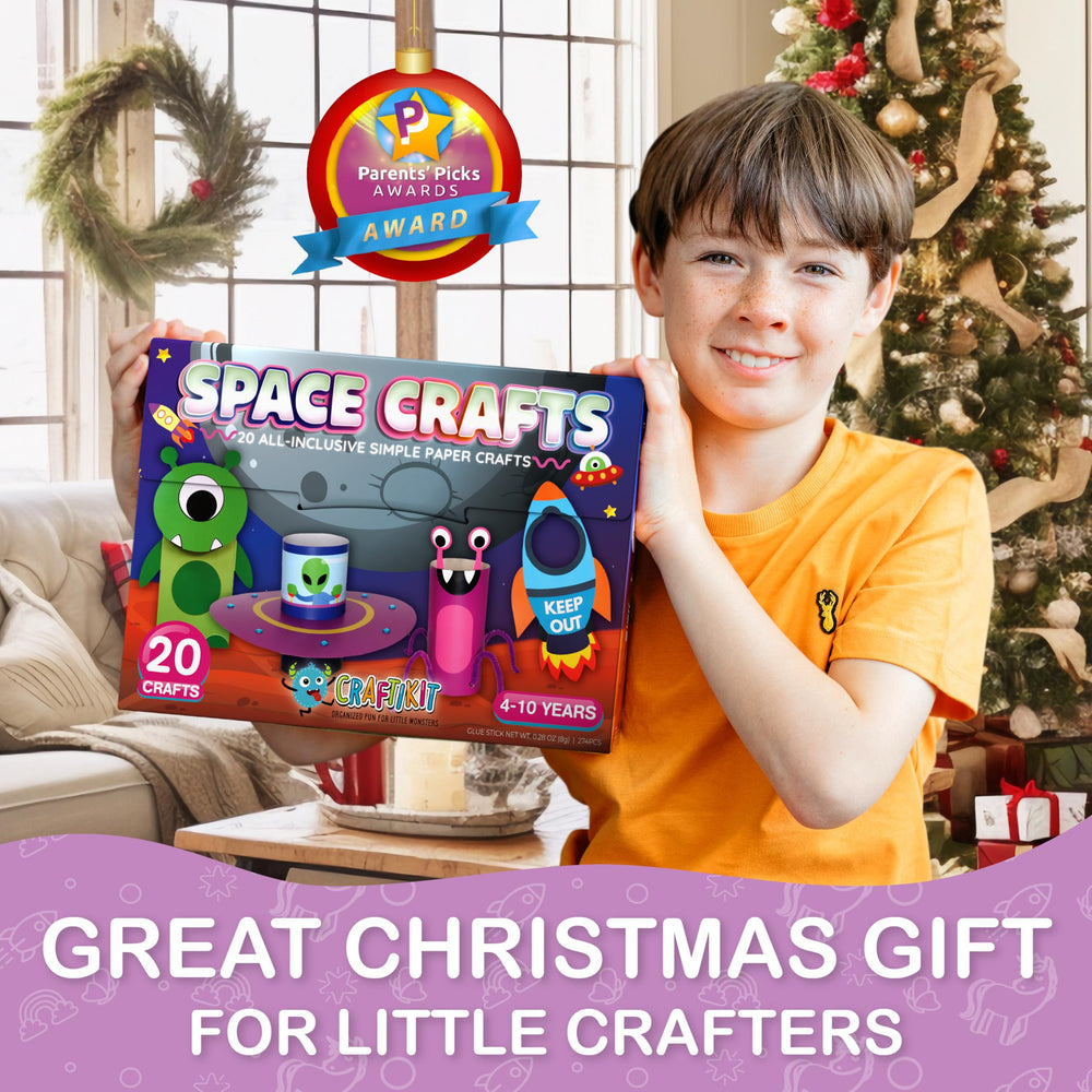 Craftikit open space craft kit inspires independent play and creative exploration.