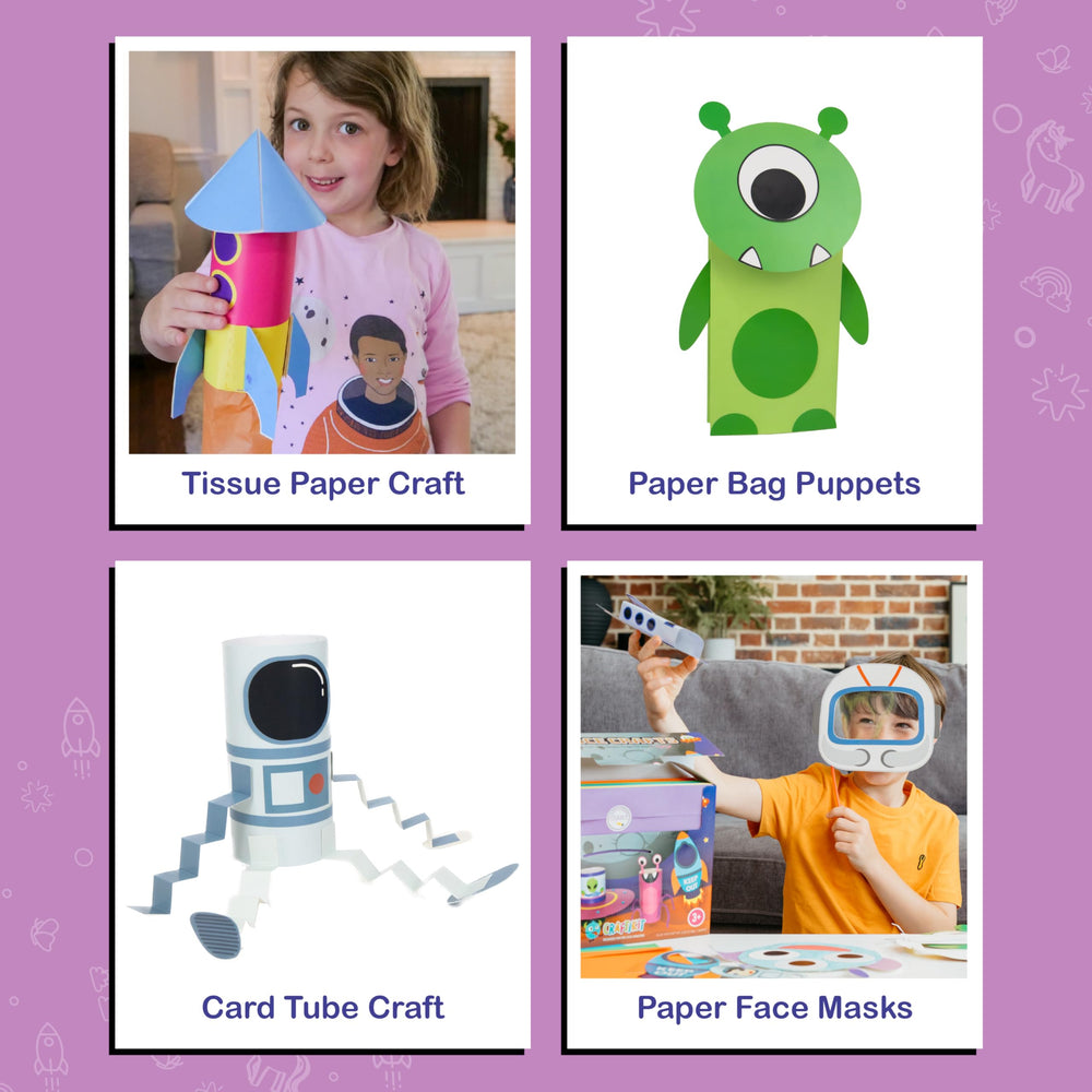 Craftikit screen-free activities provide educational entertainment kids love.