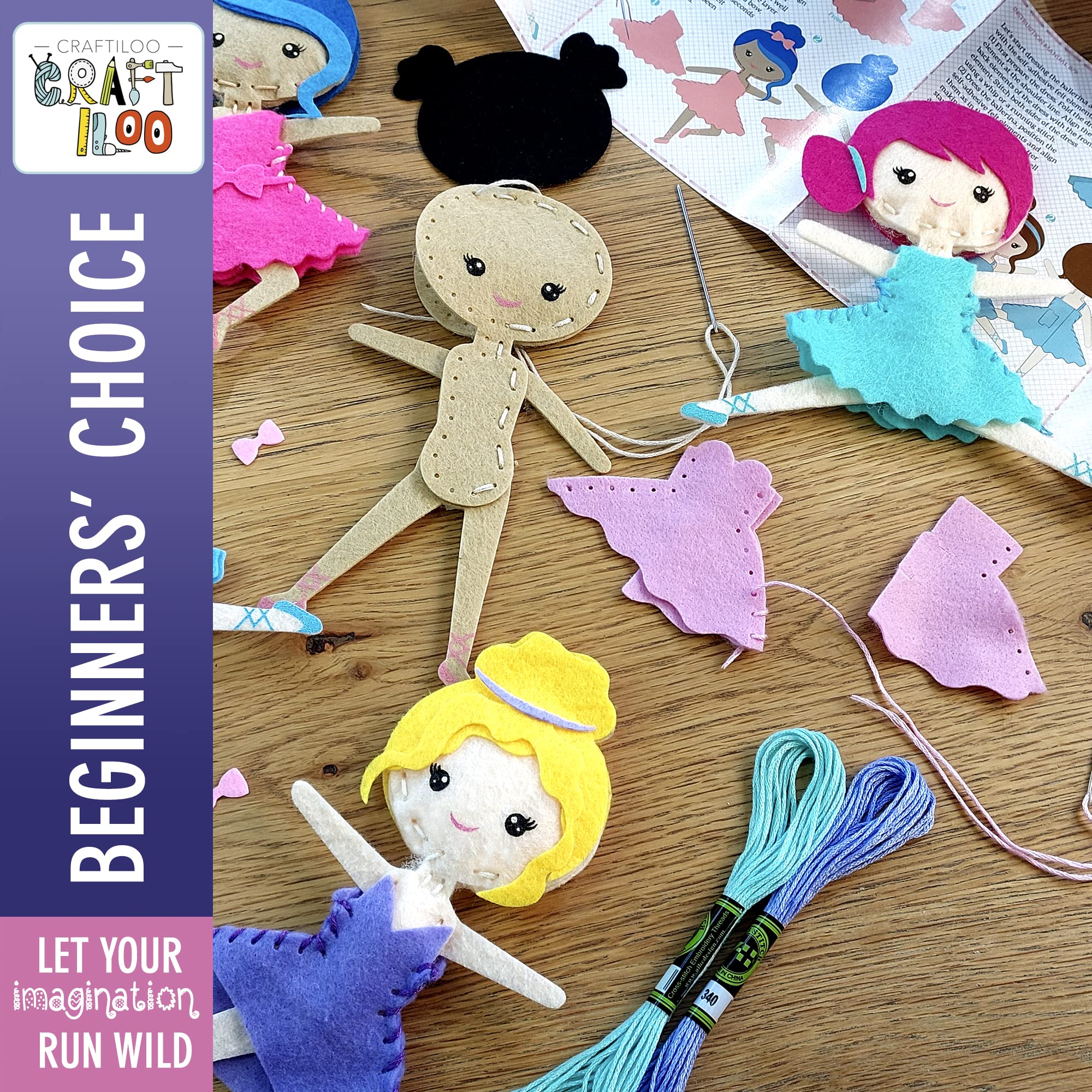Craftiloo doll making and puppet kit sparks storytelling play