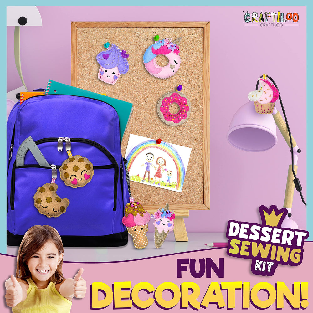 CRAFTILOO kids sewing projects assemble easily, encouraging hands-on learning and patience.