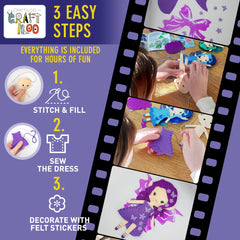 Craftiloo stuffing and clear glue for plush assembly and shaping