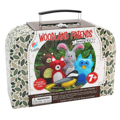 CraftLab Woodland Animals Kit cover inviting kids to start sewing