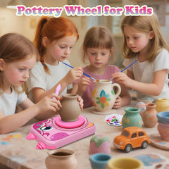 Craftodo sculpting tools and toolkit enhances fine motor skills during pottery play.