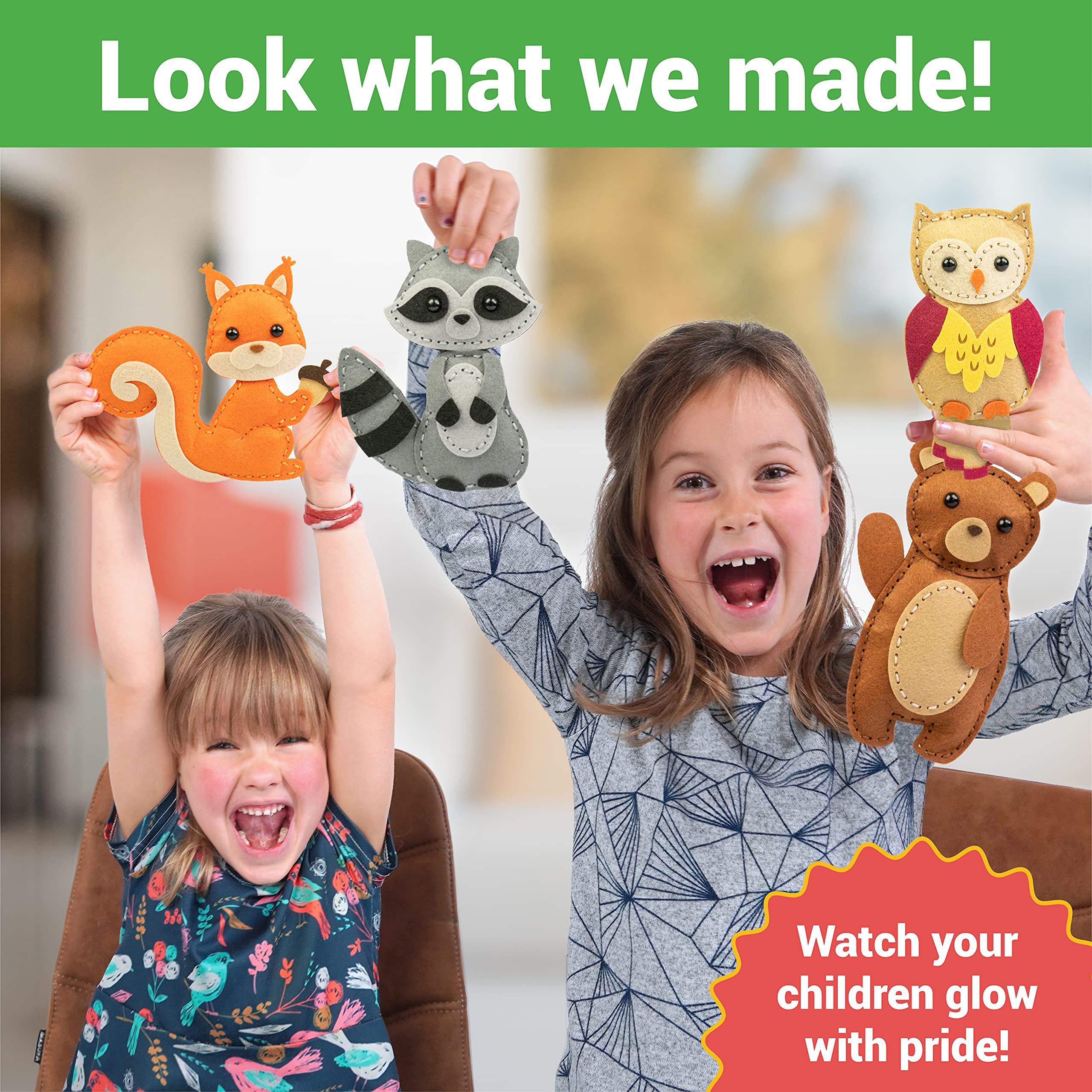 Craftorama Sewing Kit for Kids offers step-by-step videos to guide learning.