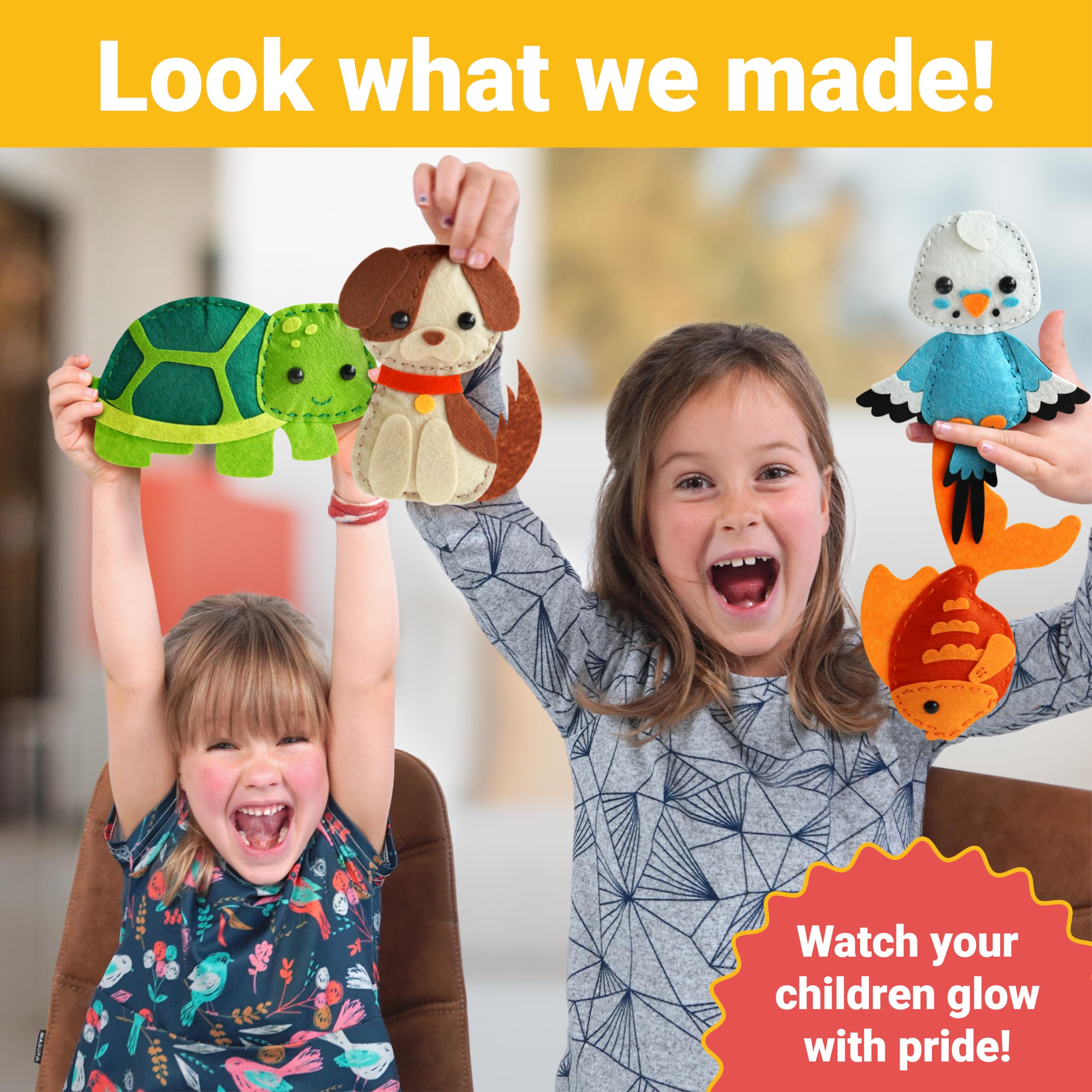 Craftorama includes safe needles and pins for at-home crafting.