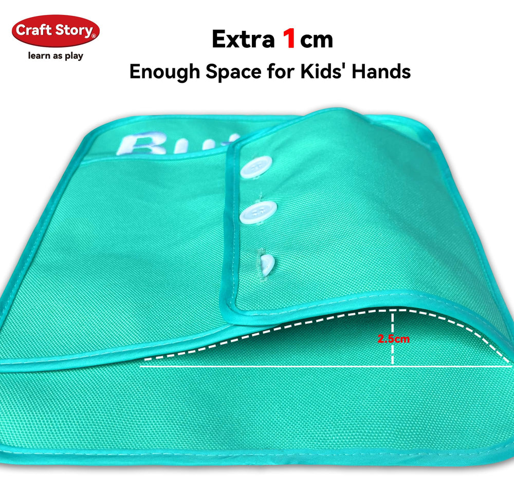 Craftstory Busy Board button-practice improves dexterity and dressing skills