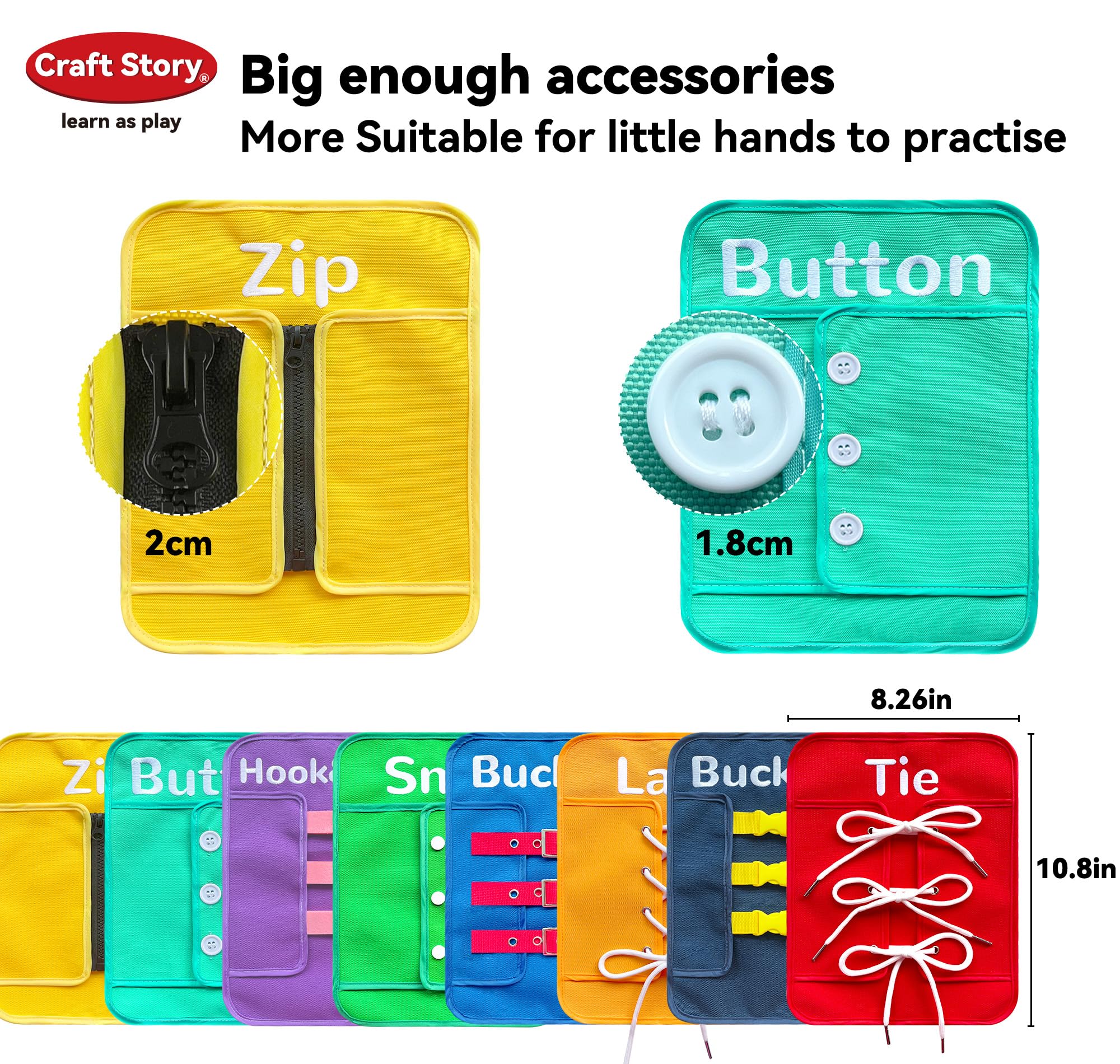 Craftstory Busy Board nylon-durability for lasting classroom use