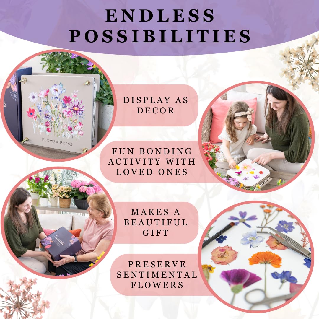 Crafty and Paper press kit with scissors and tweezers for precise handling.