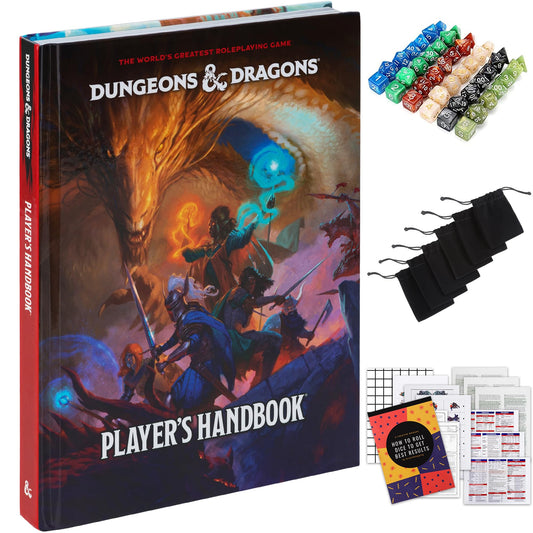 CraftyCrocodile D&D 2024 handbook cover with vibrant illustrations for immersive play.