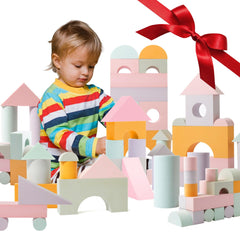 Crafty Happitoys 34 jumbo foam blocks: cubes and colors for creative stacking play.