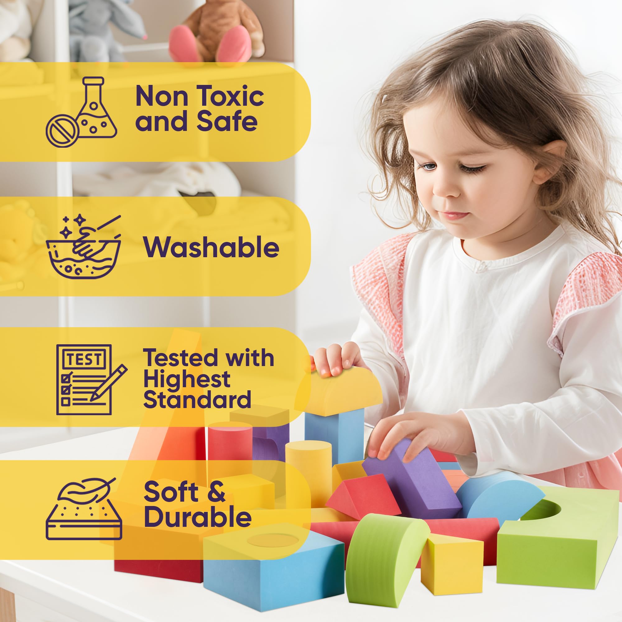 Crafty Happitoys suitable for indoor and outdoor play, weather-friendly and versatile.