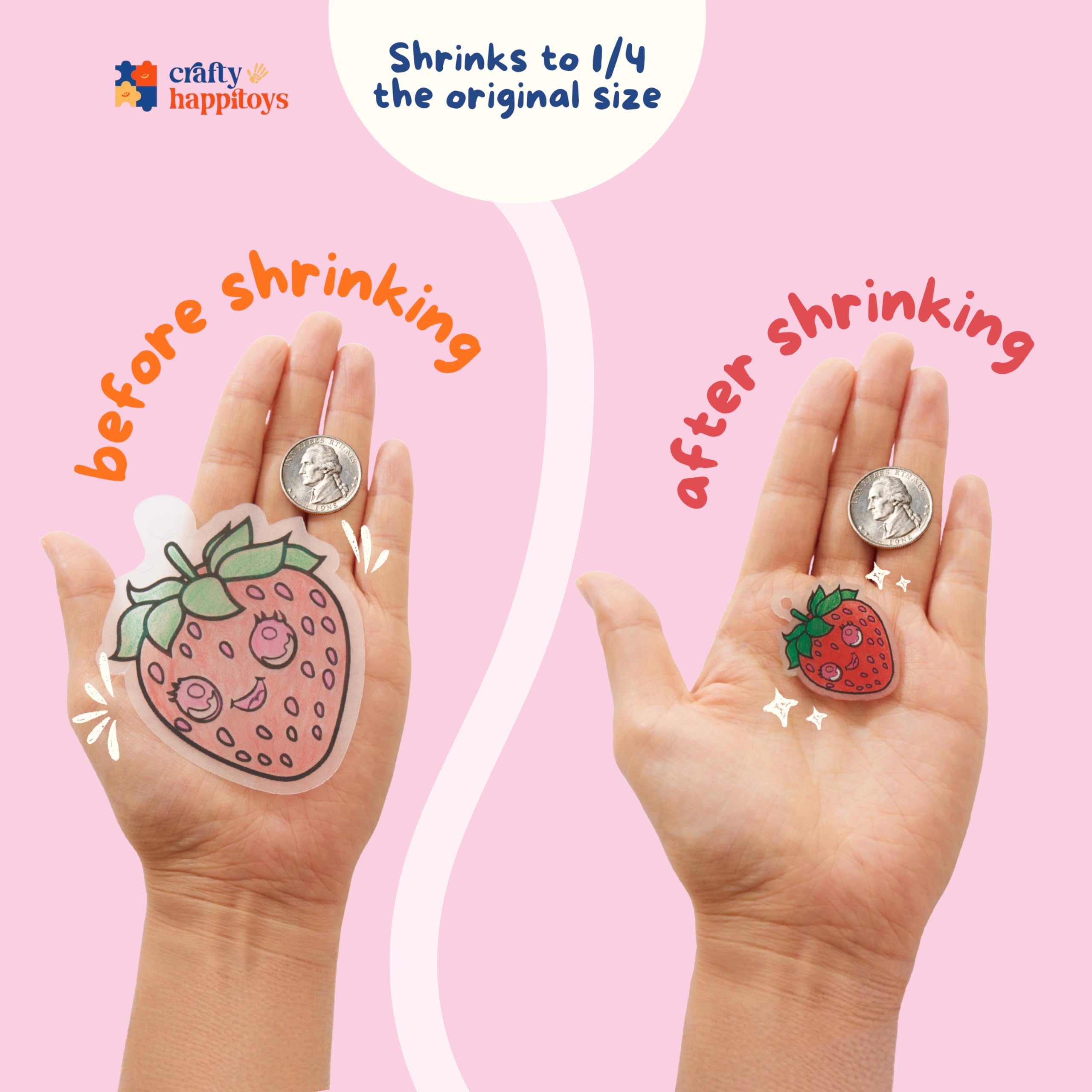 CRAFTY HAPPITOYS Bake step shows quick, safe finishing.