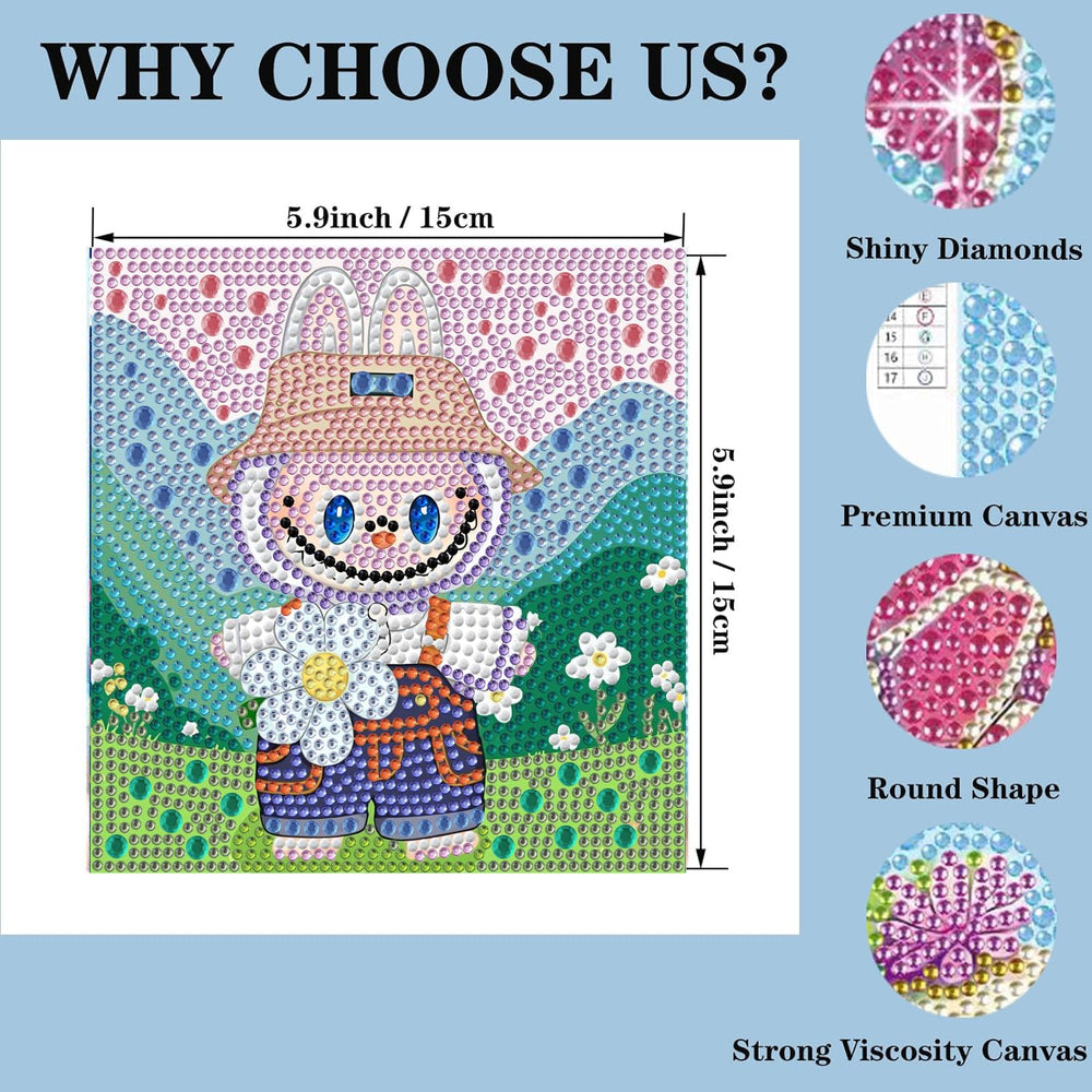 CraftyTime Diamond Art Kit tools set supports easy, precise bead placement for beginners.