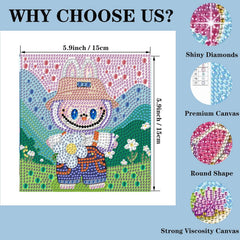 CraftyTime Diamond Art Kit tools set supports easy, precise bead placement for beginners.