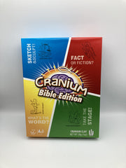 CRANIUM Bible Games Edition family playing together during game night