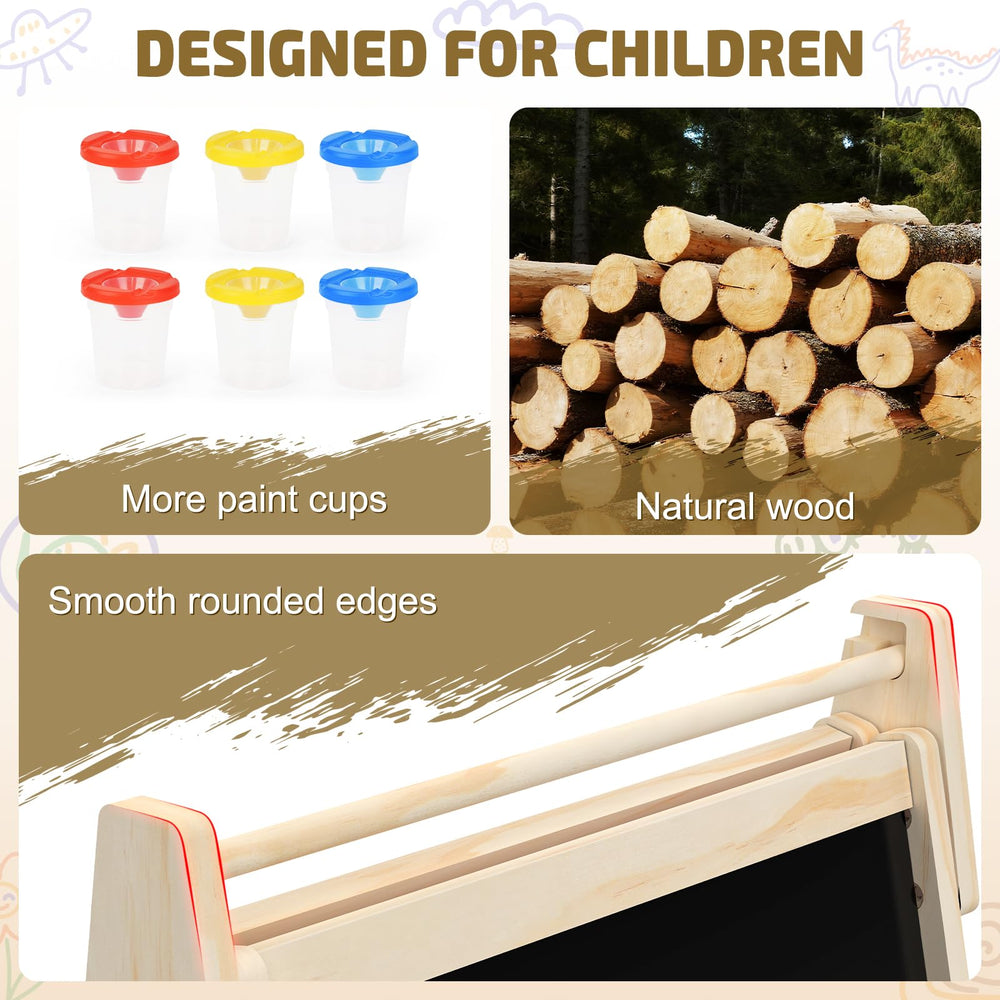 Cravenook compact toddler easel fits small spaces and daily art.