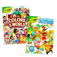 Underwater creatures scene from Crayola book inspires color ideas and focus