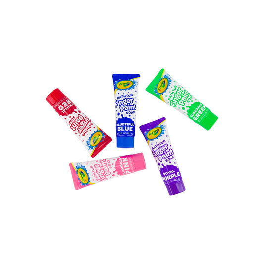 Crayola bathtub fingerpaint green adds vibrant color to the tub with simple rinsing.