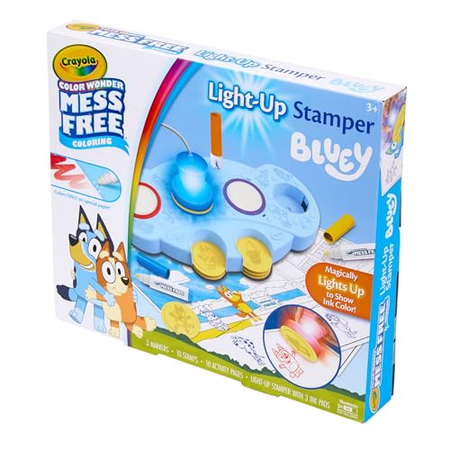 Ten Bluey character stamps ready to stamp favorite moments