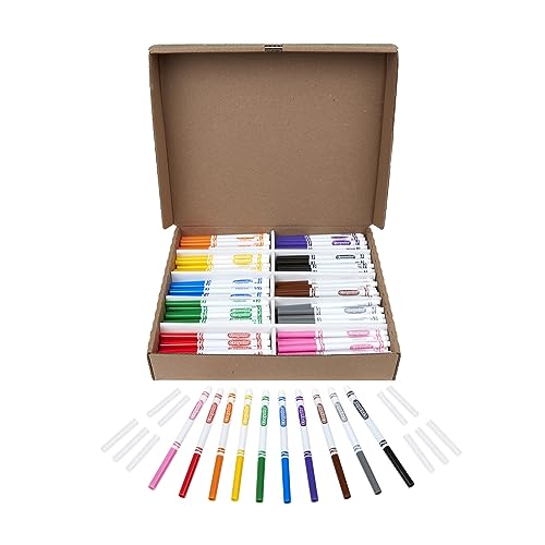 Crayola color set includes red, green, blue, and more for versatile art lessons.