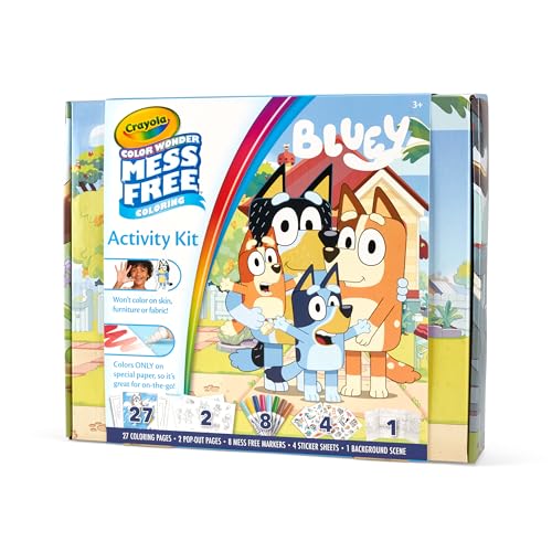 Bluey sticker sheets for decorating scenes
