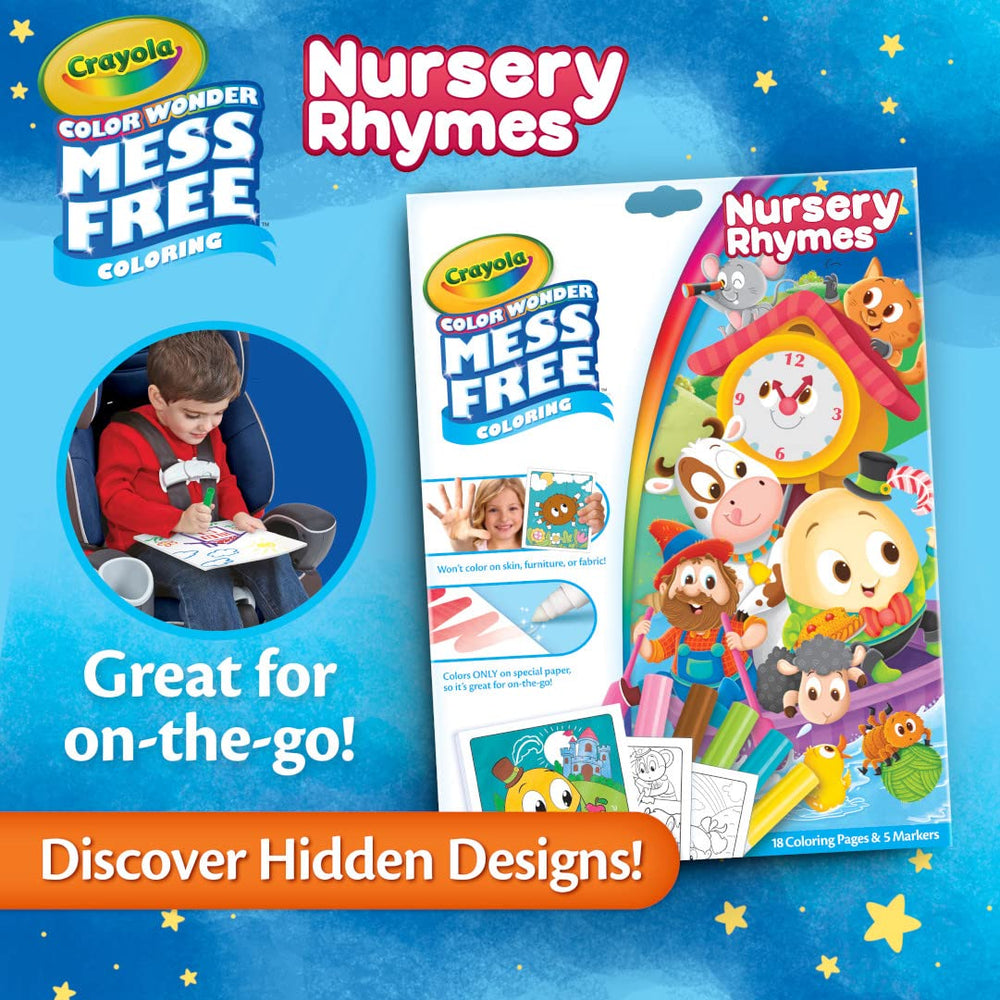 Crayola Color Wonder Nursery Rhymes – Mess-Free Coloring Pages & Marke ...