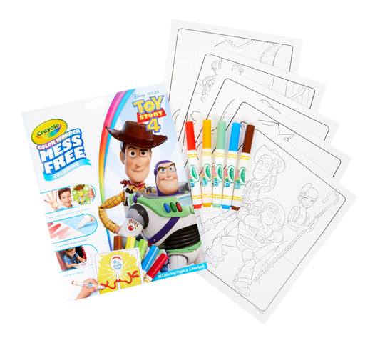 Crayola Color Wonder markers show color only on special paper, preventing stains during play