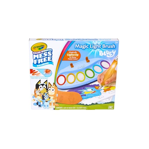 Crayola Color Wonder paints in six colors for vibrant, mess-free art.