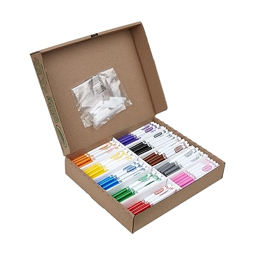 Crayola 10-color assortment supports varied student projects and color coding.