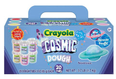 Crayola Cosmic Dough pearl pastel sparkles for imaginative play