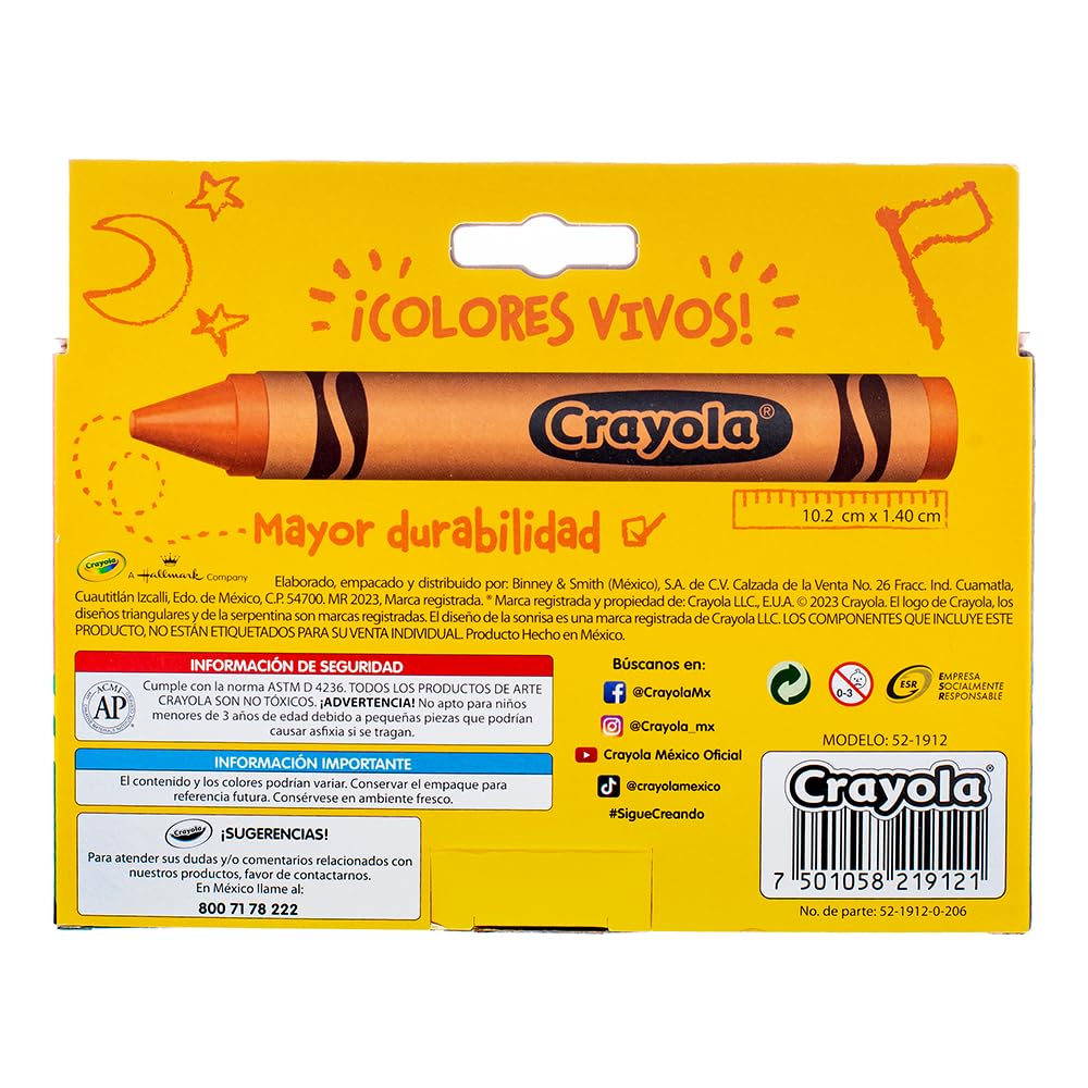 Kindergarten classroom use with sturdy So Big crayons for little learners.