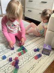 CreateOn Crayola Glitter Magnetic PIP Cubes compatible with other Crayola PIP sets