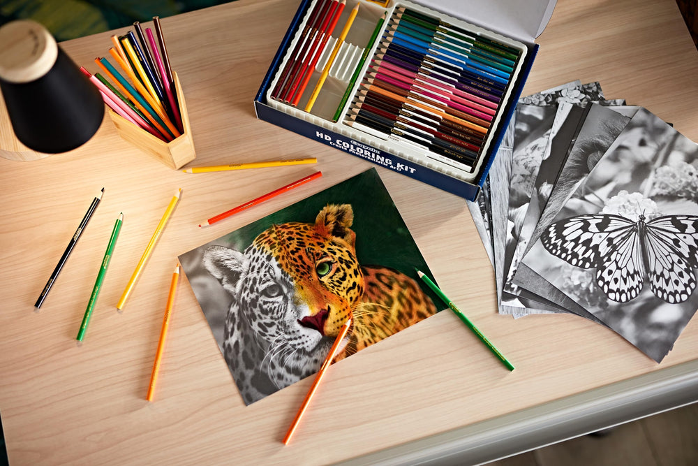 Crayola HD Coloring Kit loose pages: easy removal reduces rips and keeps artwork intact