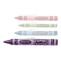 Crayola Jumbo Crayons close up wax texture for vibrant results